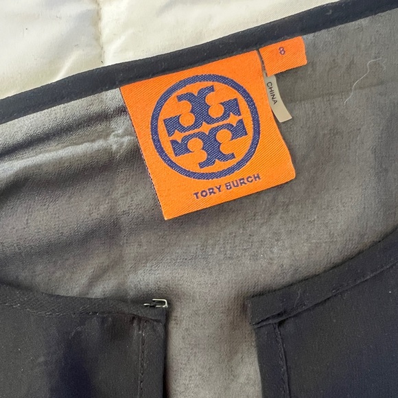 TORY BURCH Navy Blouse size 8 - Picture 4 of 14